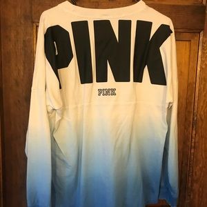 Long sleeve jersey ombré blue